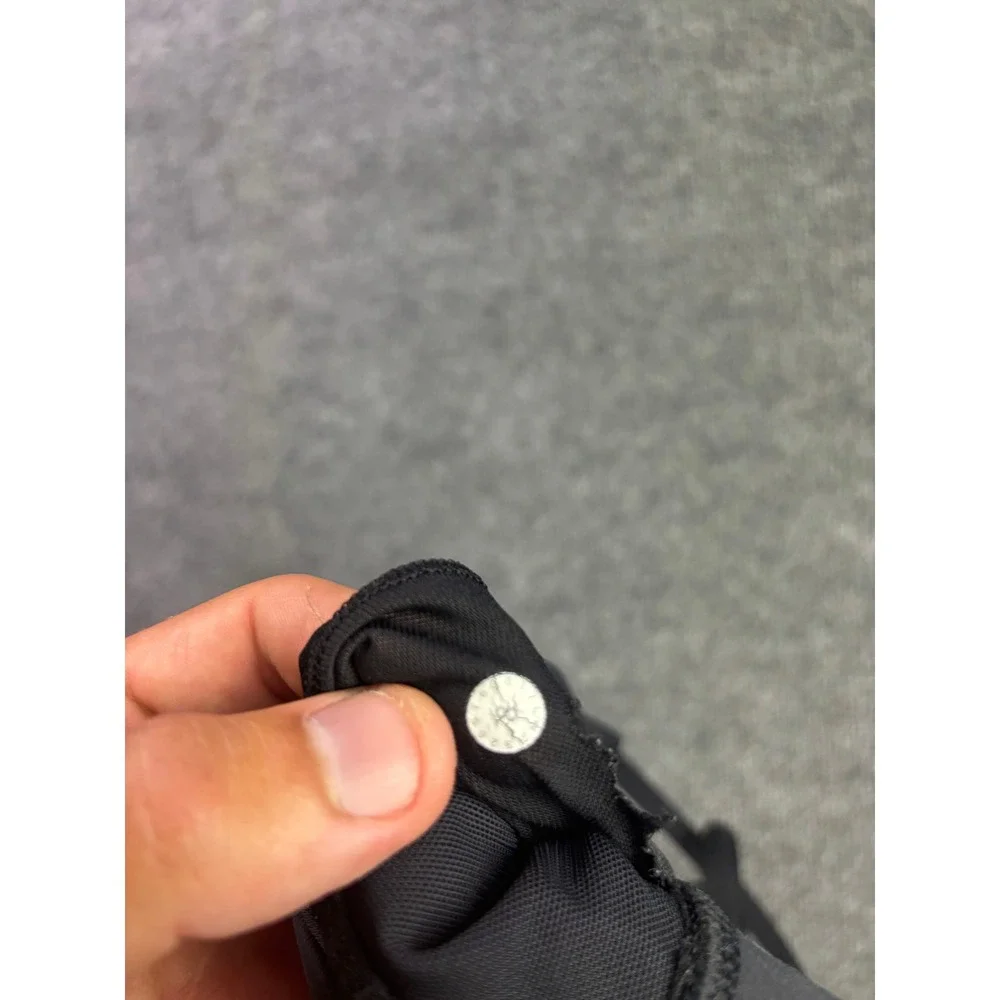 Lululemon Free To Be Serene Sports Bra Womens 8 Black Strappy Yoga Gym 65438